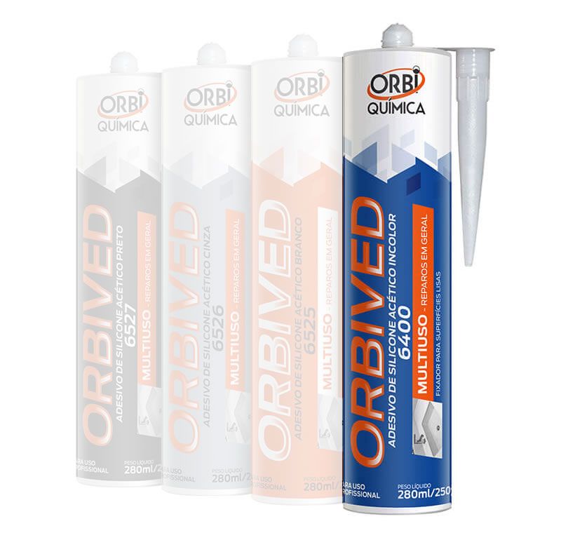 Adesivo de Silicone Ac�tico Incolor