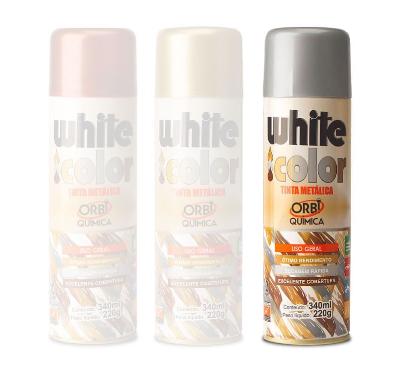 Tinta Spray Met�lica Prata