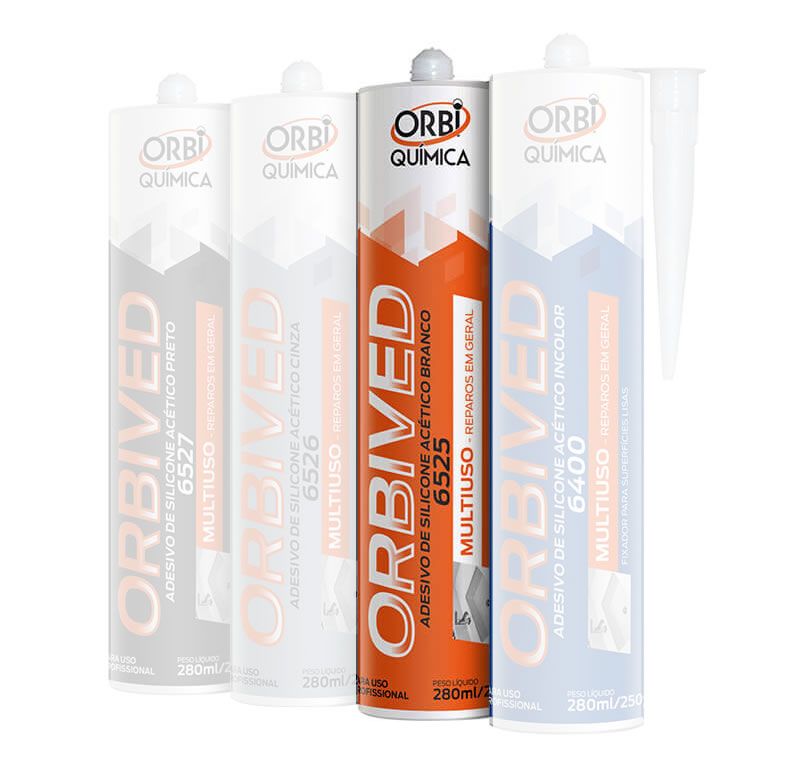 Adesivo de Silicone Ac�tico Branco